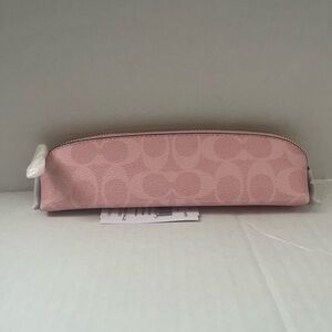 NWT 2026 Coach Powder Pink Pencil Case CEA52